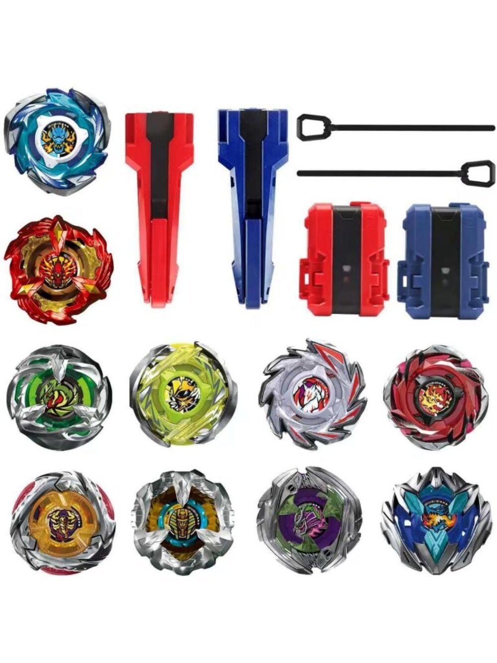 Battle Spinning Top Set for Boys - Combat Game with Launchers, Perfect Gift!